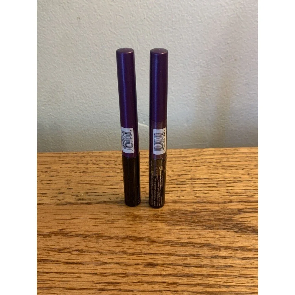 (2) L.A. Colors Grafix Eyeliner Purple Set Liquid Felt Tip Precision New
